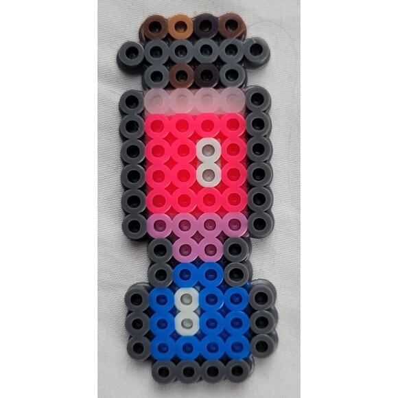 Bisexual LGBT Potion Perler Pixel Art - Picture 2 of 2